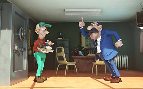 Mortadelo y Filemon contra Jimmy el cachondo, by Favier Fesser. Lighting sequence lead Eduardo Suazo