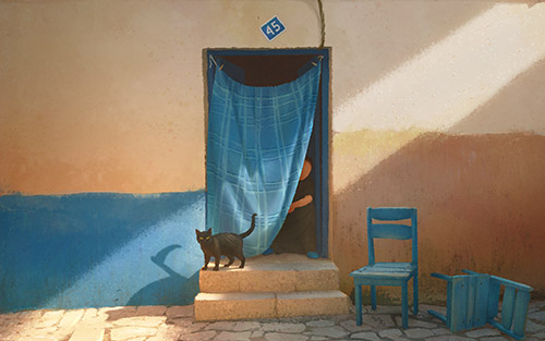 45, by Eduardo Suazo. Digital illustration by Eduardo Suazo
