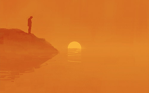 Soledad. Digital illustration by Eduardo Suazo